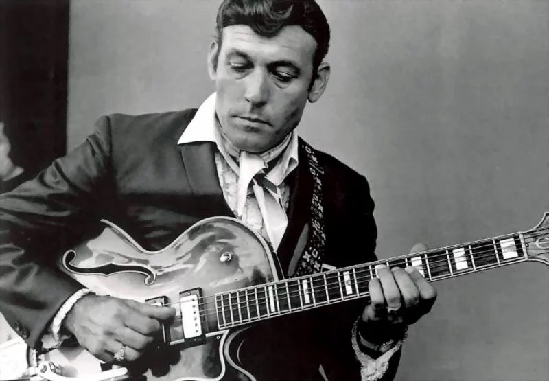 Modelo original: Carl Perkins y «Blue Suede&nbsp;Shoes»